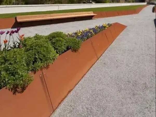耐候钢花箱