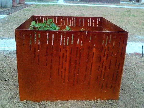 耐候钢花箱
